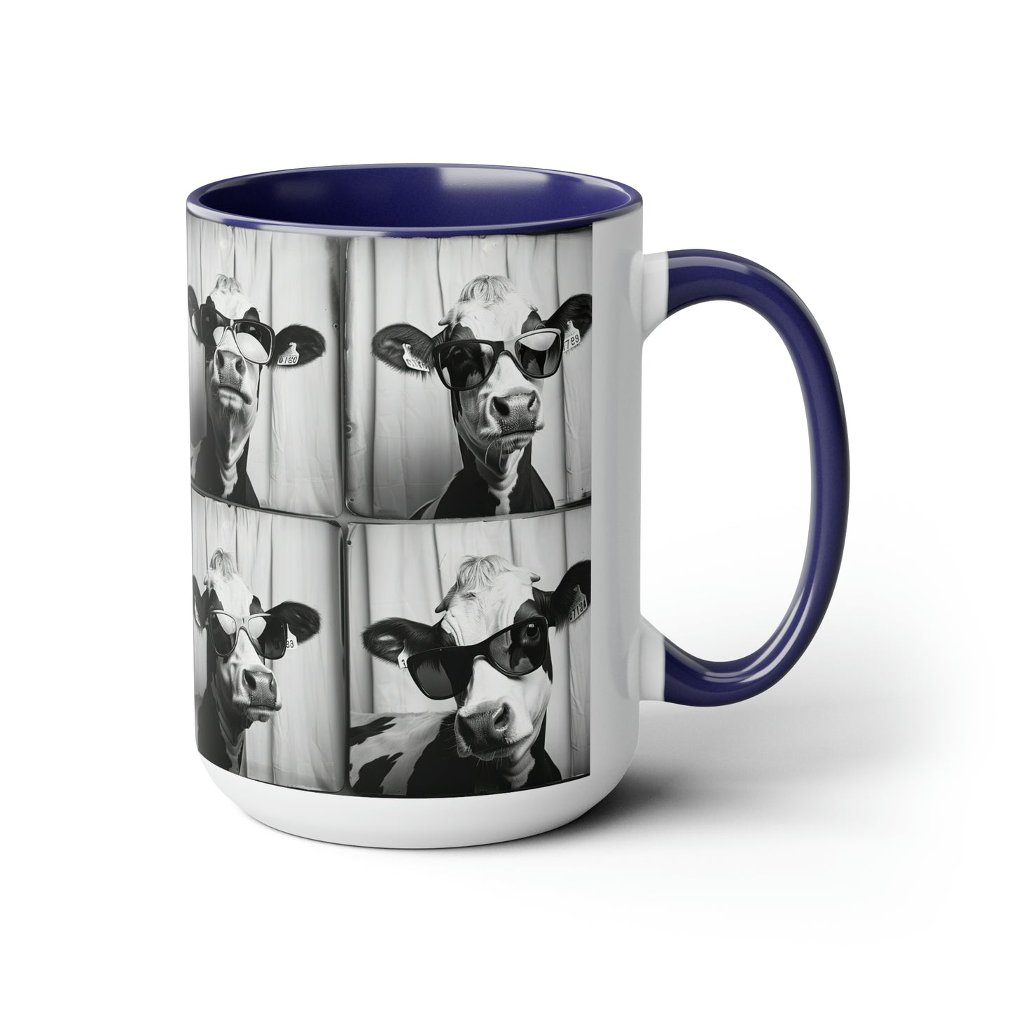 Cow Photo Booth Accent Coffee Mug, 11oz
