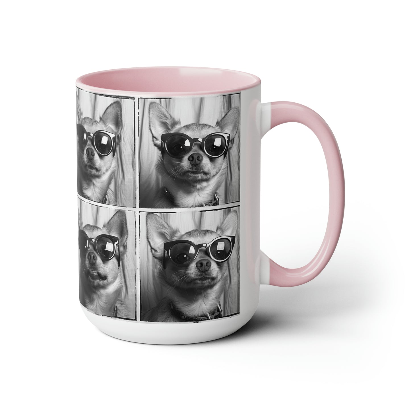 Chihuahua Photo Booth Accent Coffee Mug, 11oz