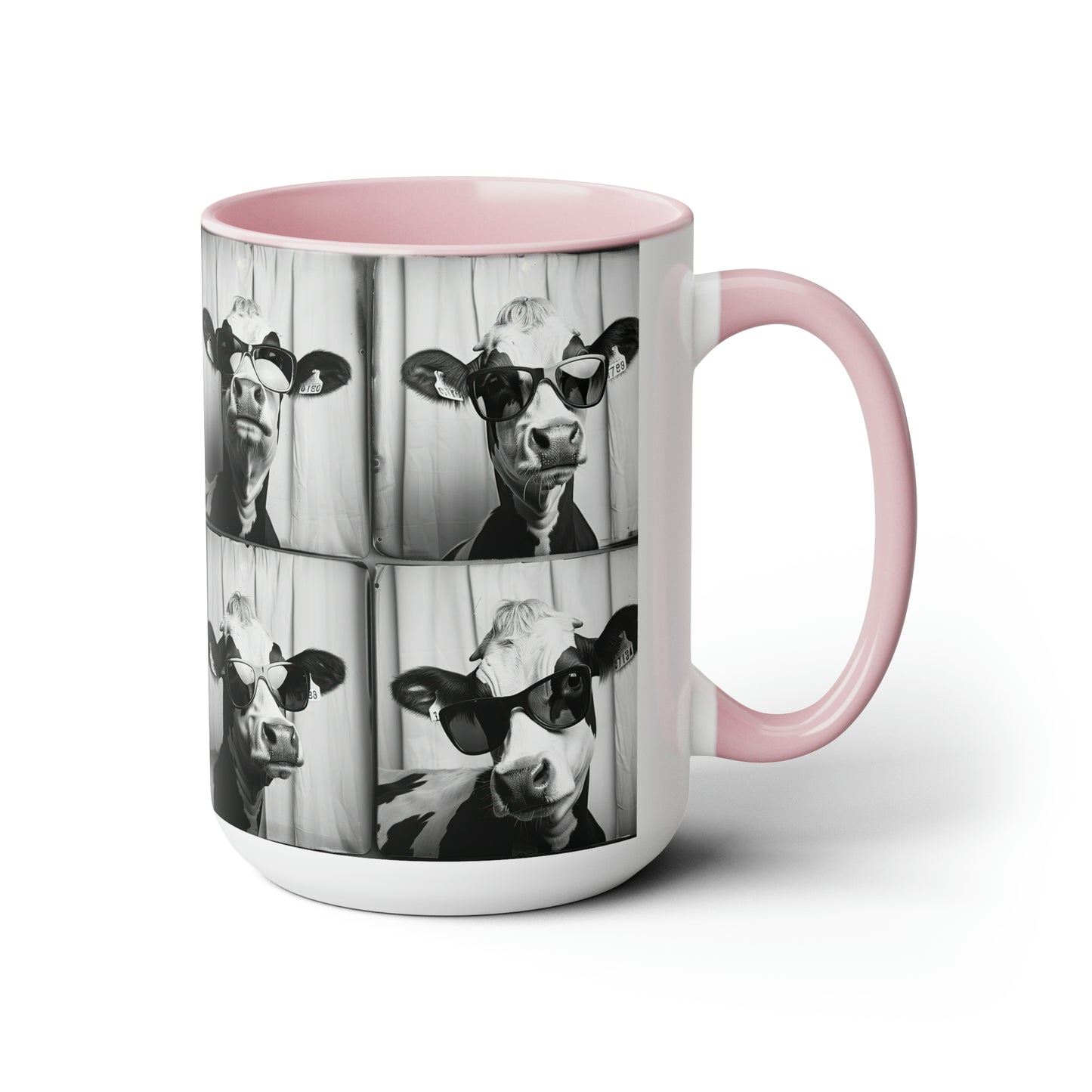 Cow Photo Booth Accent Coffee Mug, 11oz