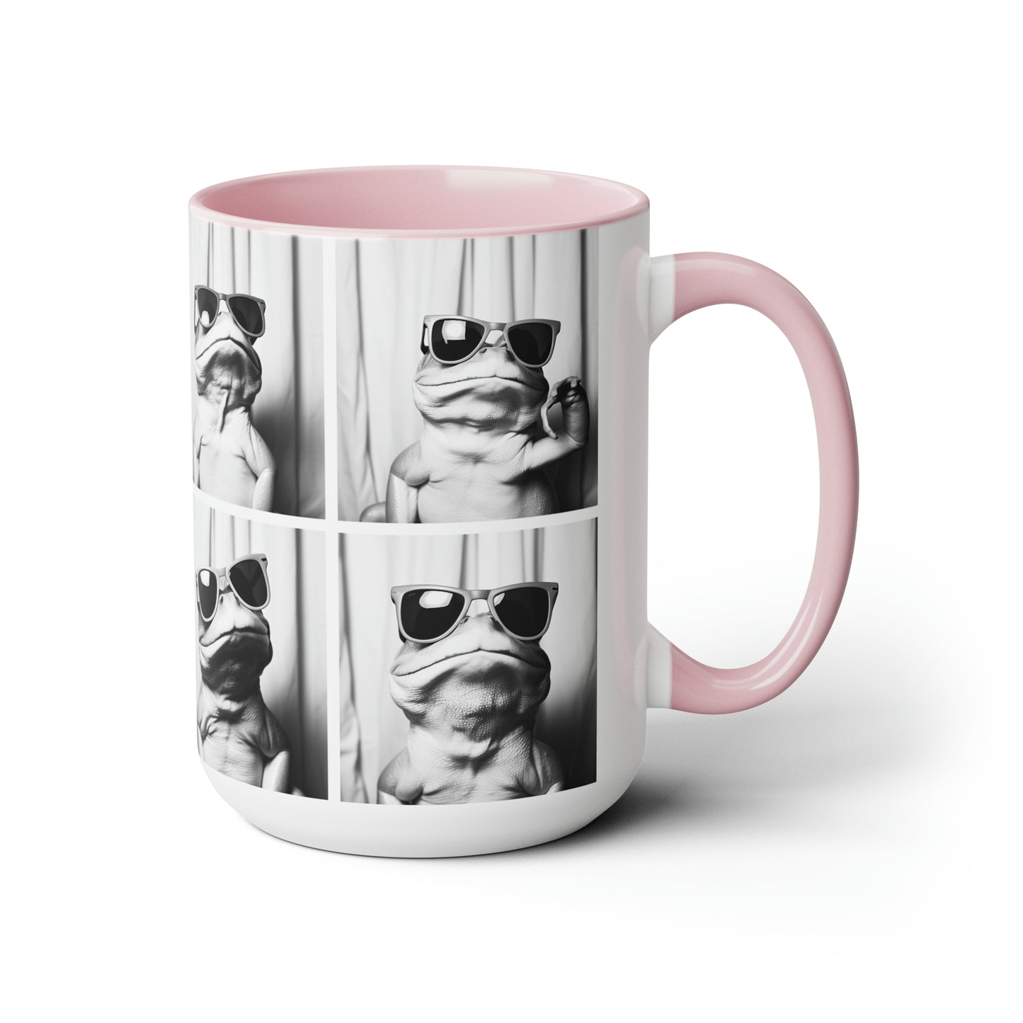 Frog Photo Booth Accent Coffee Mug, 11oz