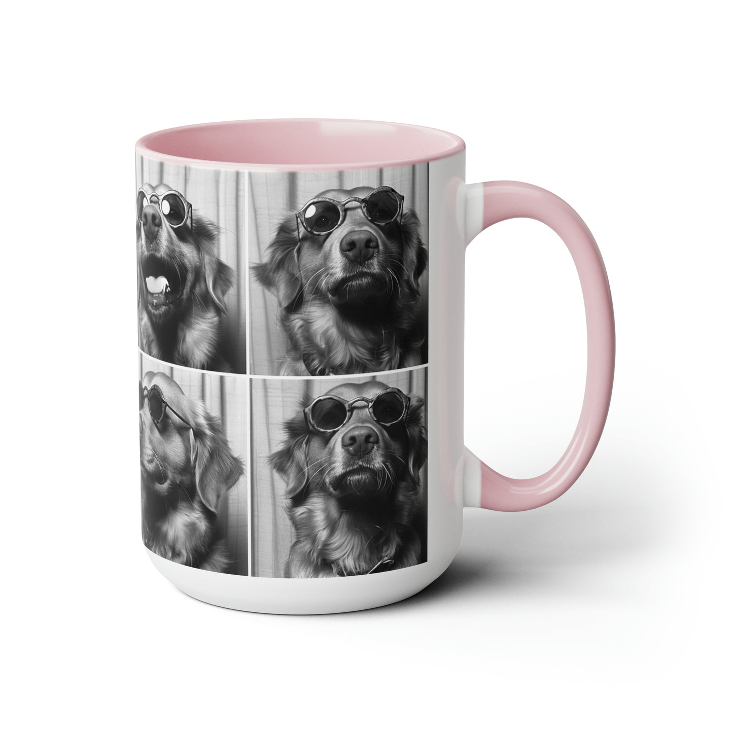 Golden Retriever Photo Booth Accent Coffee Mug, 11oz