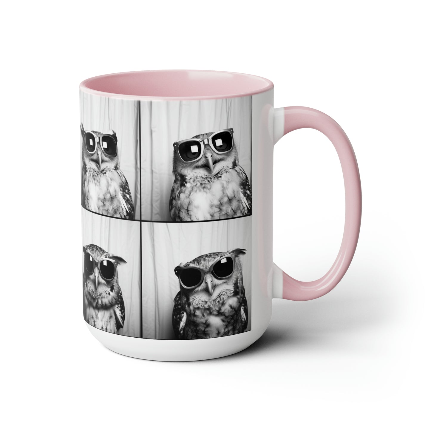 Owl Photo Booth Accent Coffee Mug, 11oz