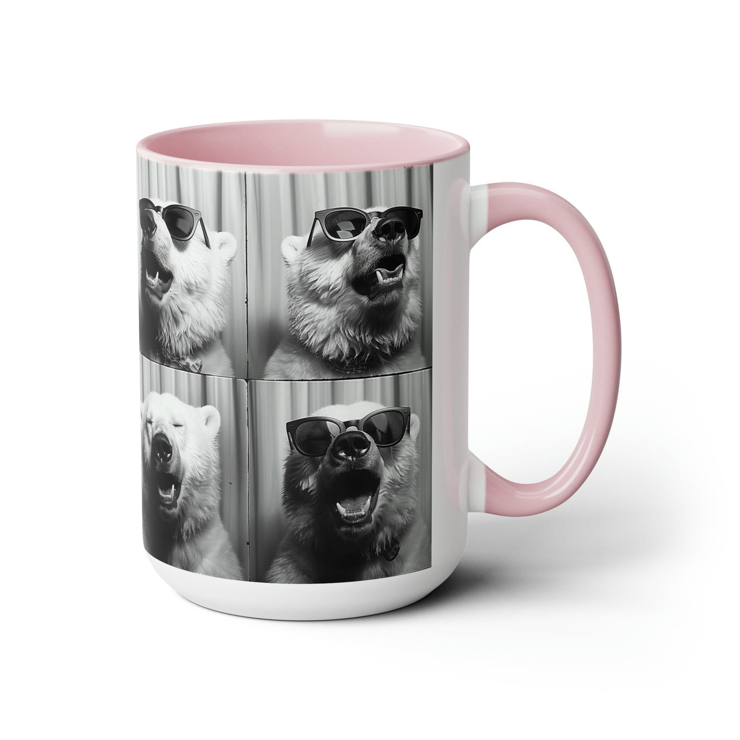 Polar Bear Photo Booth Accent Coffee Mug, 11oz