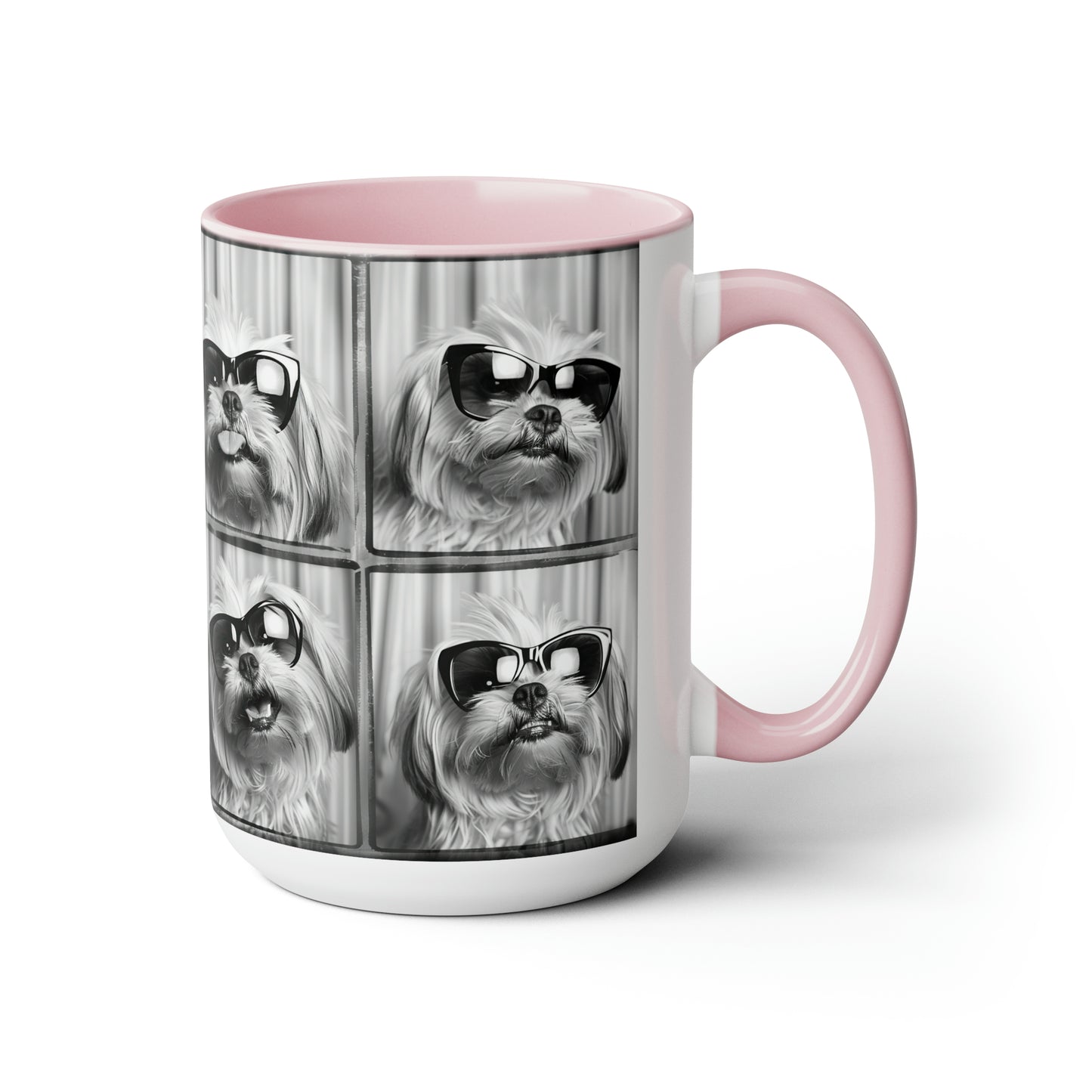 Shih Tzu Photo Booth Accent Coffee Mug, 11oz