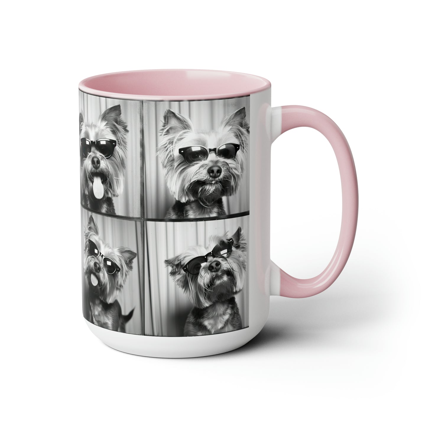 Yorkie Terrier  Photo Booth Accent Coffee Mug, 11oz