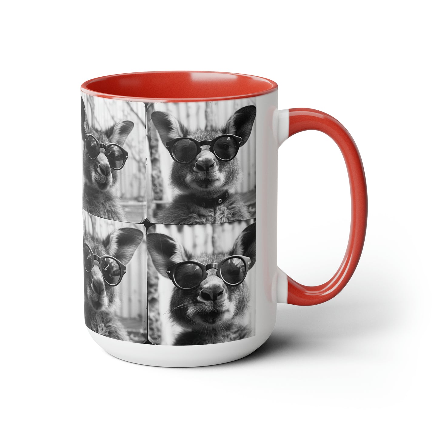 Kangroo Photo Booth Accent Coffee Mug, 11oz