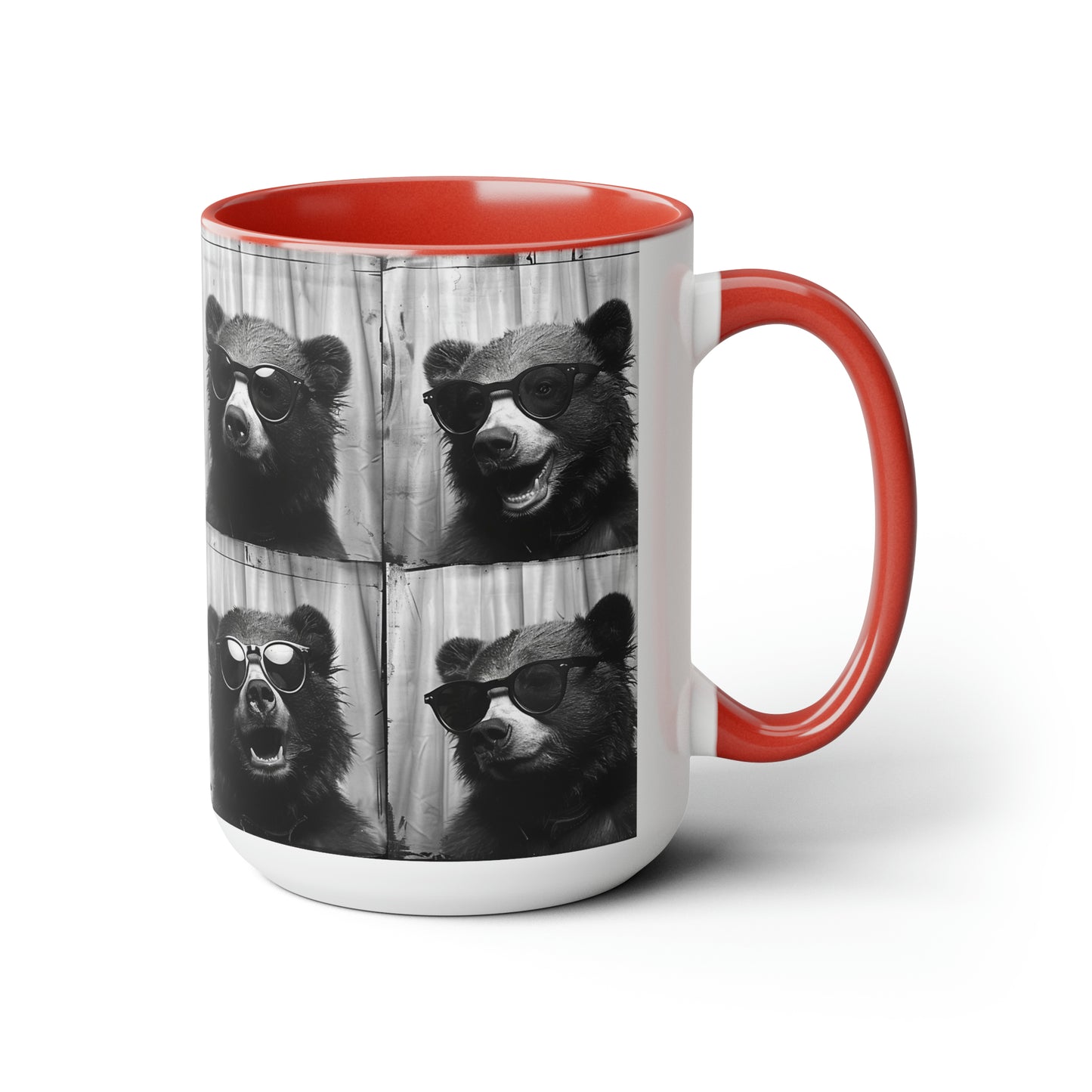 Bear Photo Booth Accent Coffee Mug, 11oz