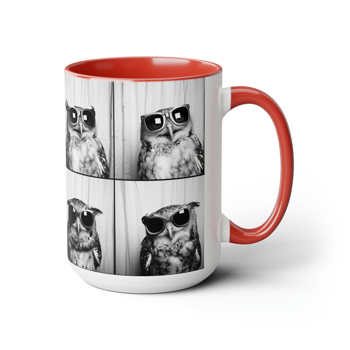 Owl Photo Booth Accent Coffee Mug, 11oz