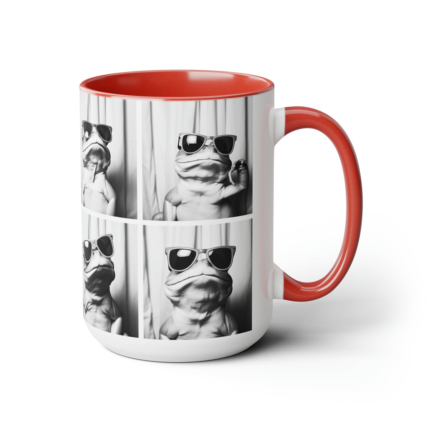 Otter Photo Booth Accent Coffee Mug, 11oz