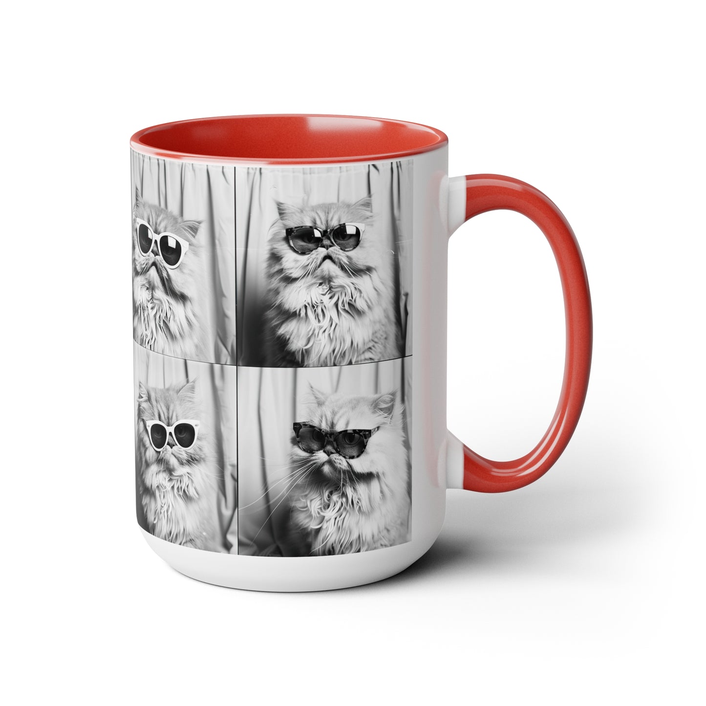 Persian Cat Photo Booth Accent Coffee Mug, 11oz