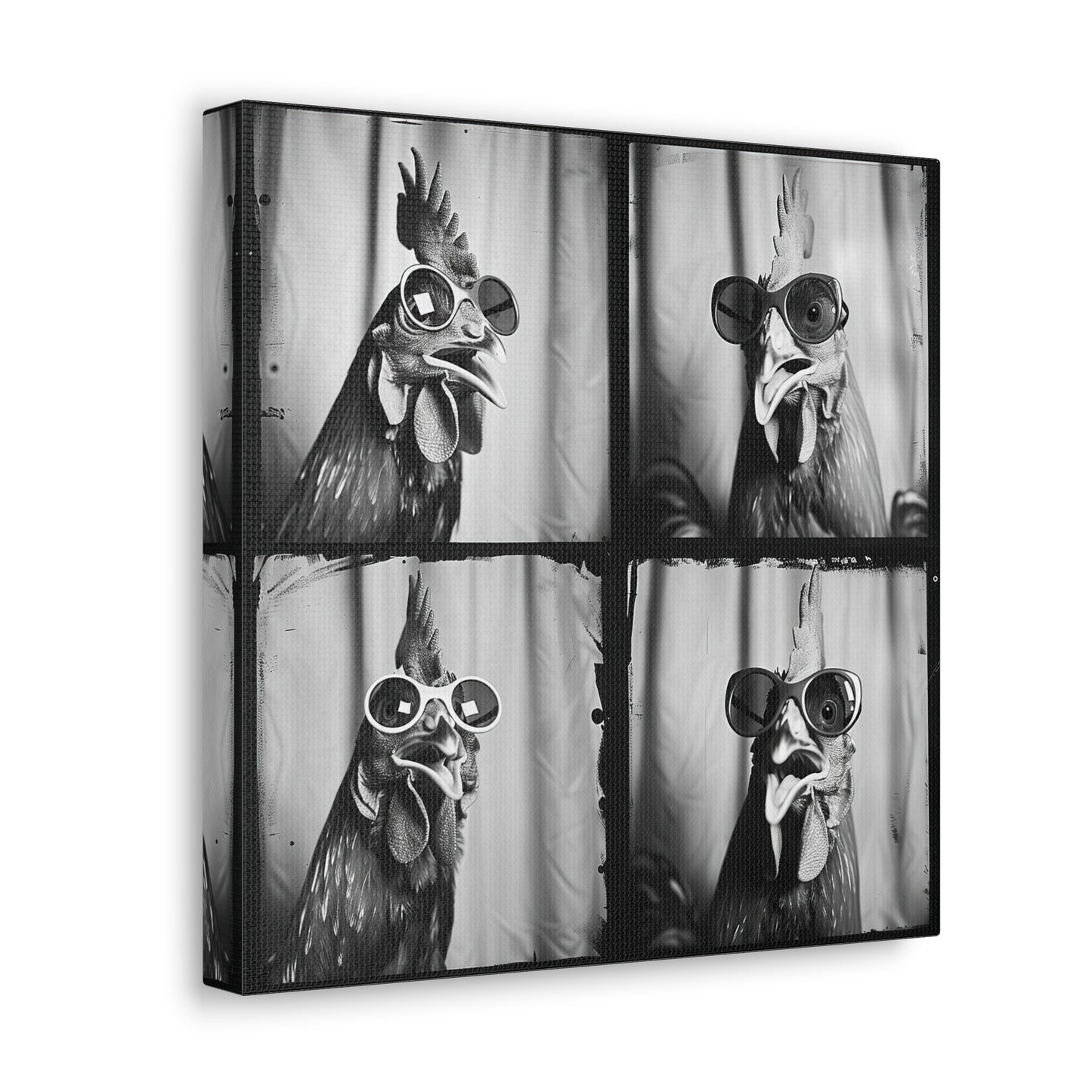 Chicken Photo Booth Canvas