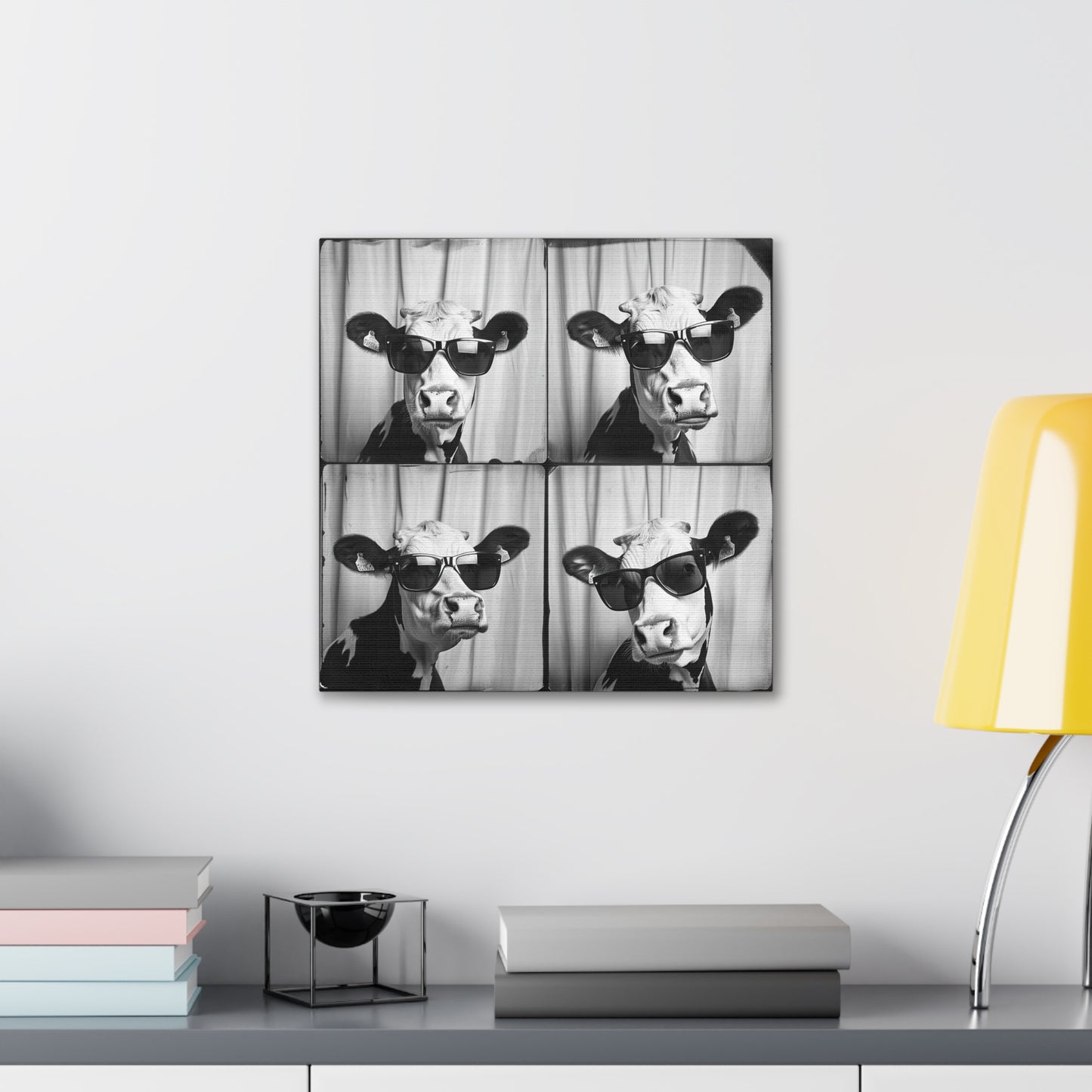 Cow Photo Booth Canvas