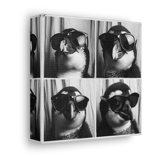 Penguen Photo Booth Canvas