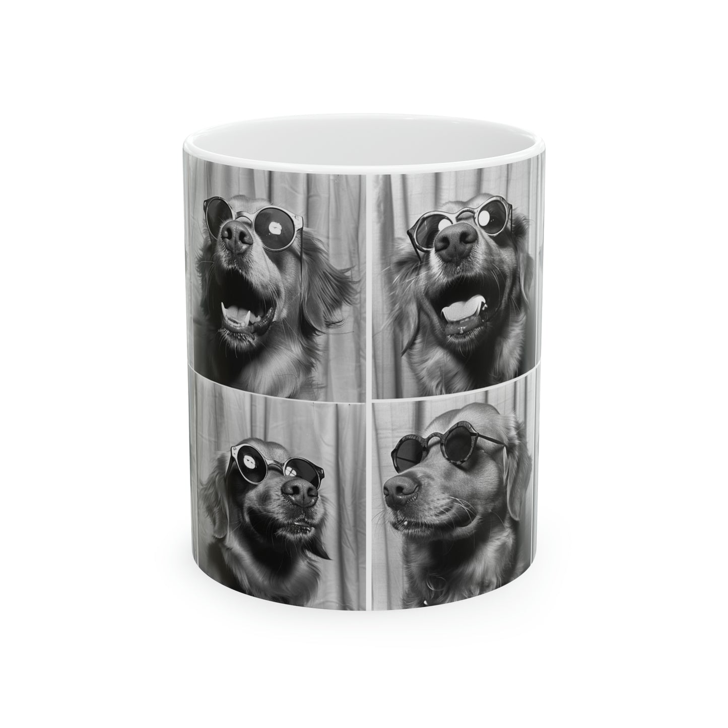 Golden Retriever Photo Booth 11oz Mug