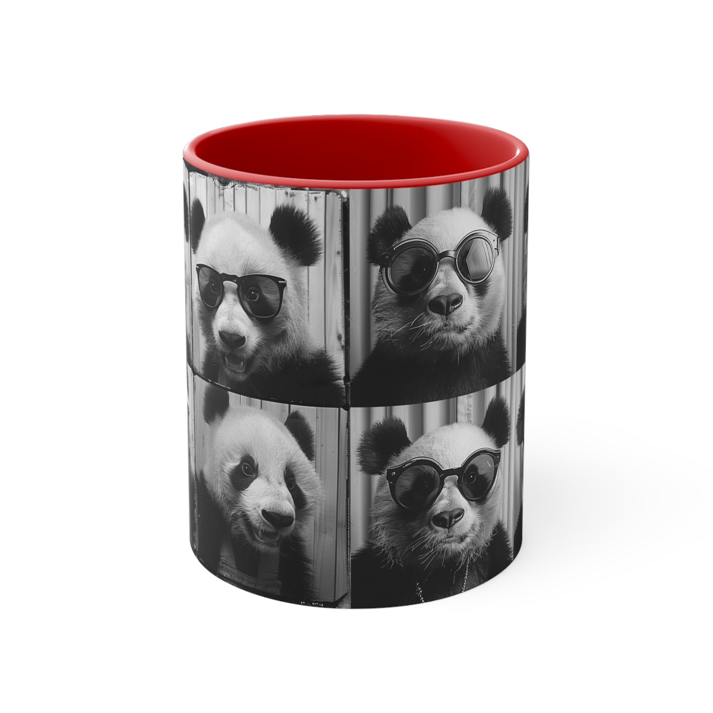 Panda Photo Booth Accent Coffee Mug, 11oz