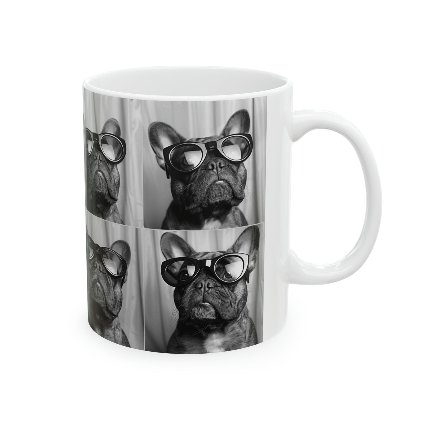 French Bulldog Photo Booth 11oz Mug