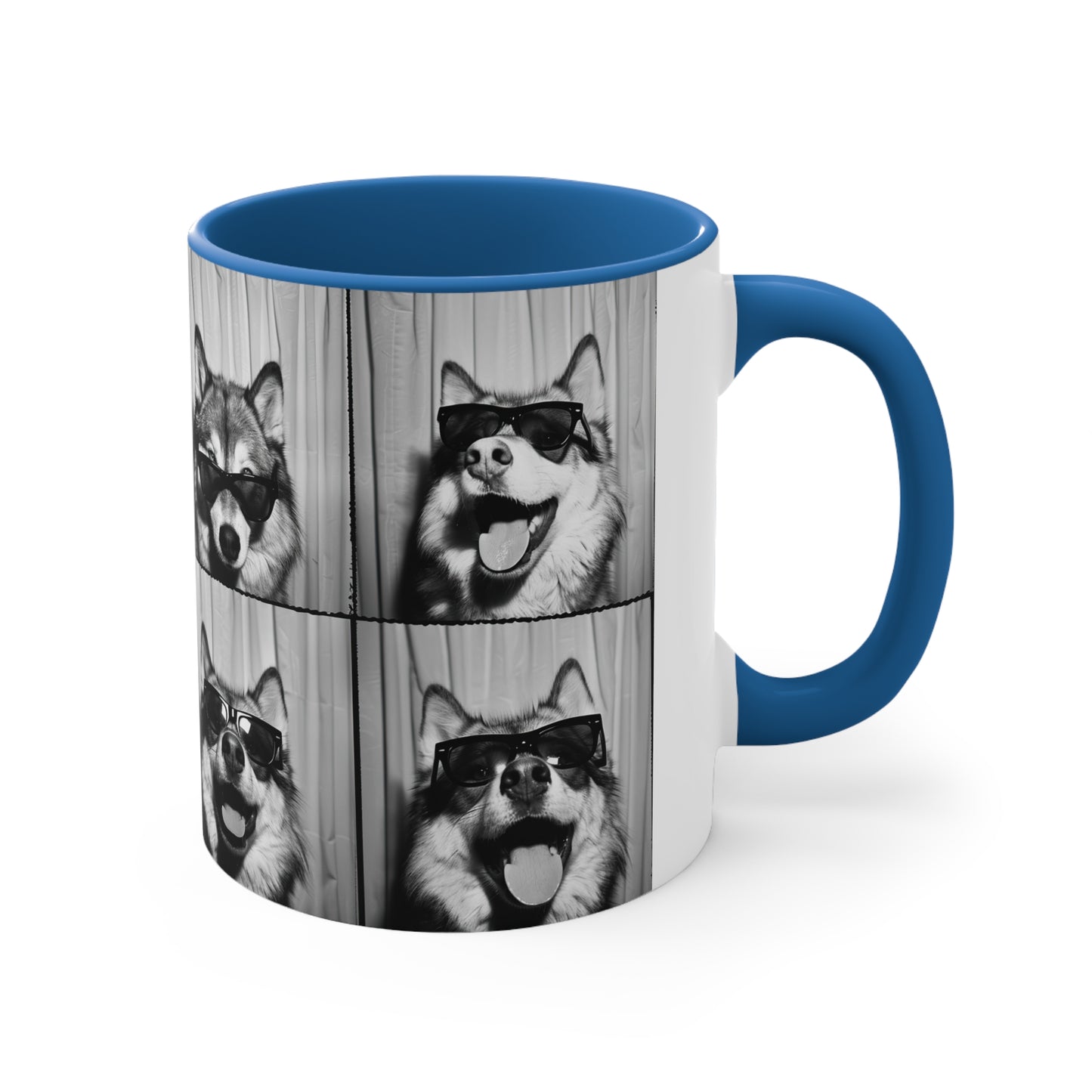 Wolf Photo Booth Accent Coffee Mug, 11oz
