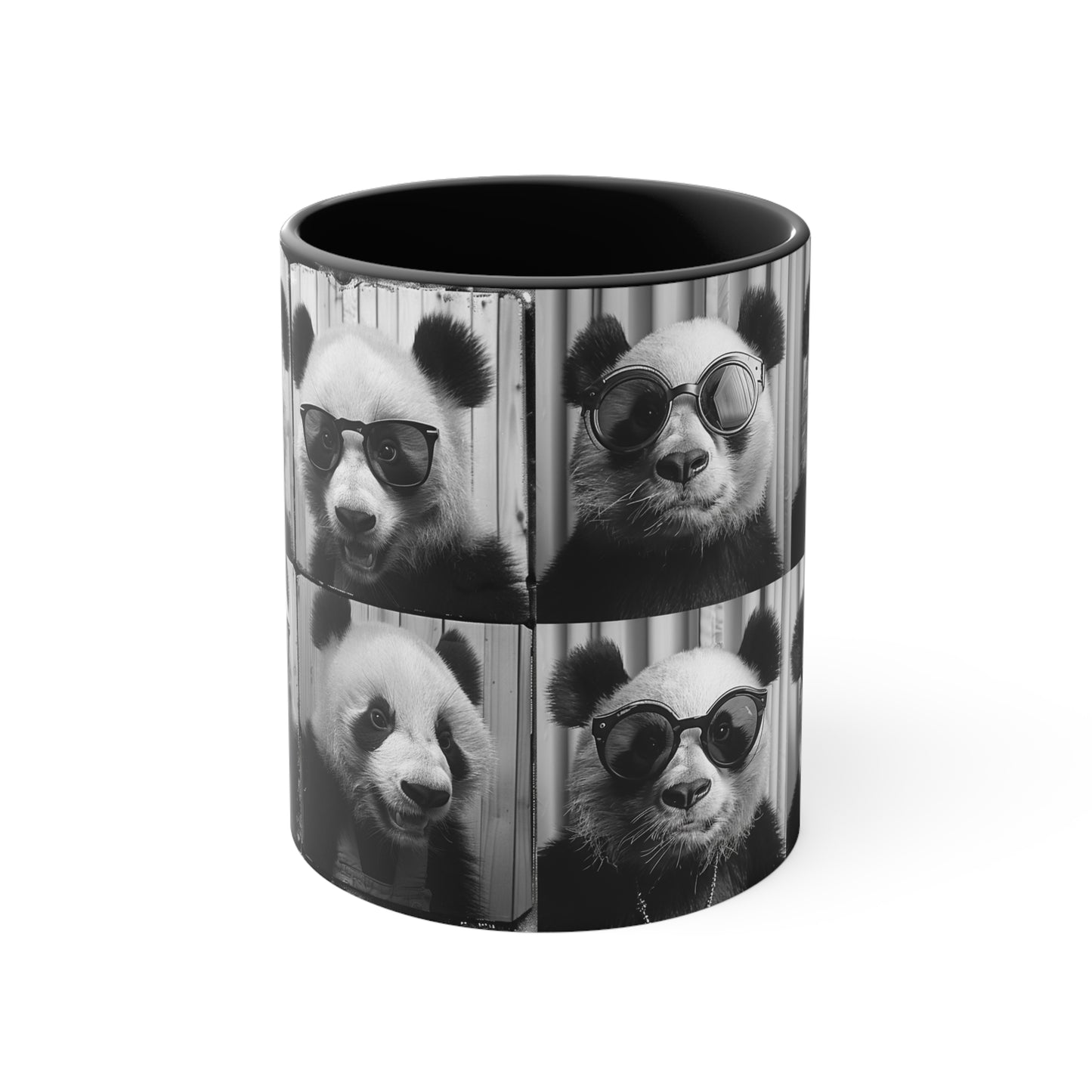 Panda Photo Booth Accent Coffee Mug, 11oz