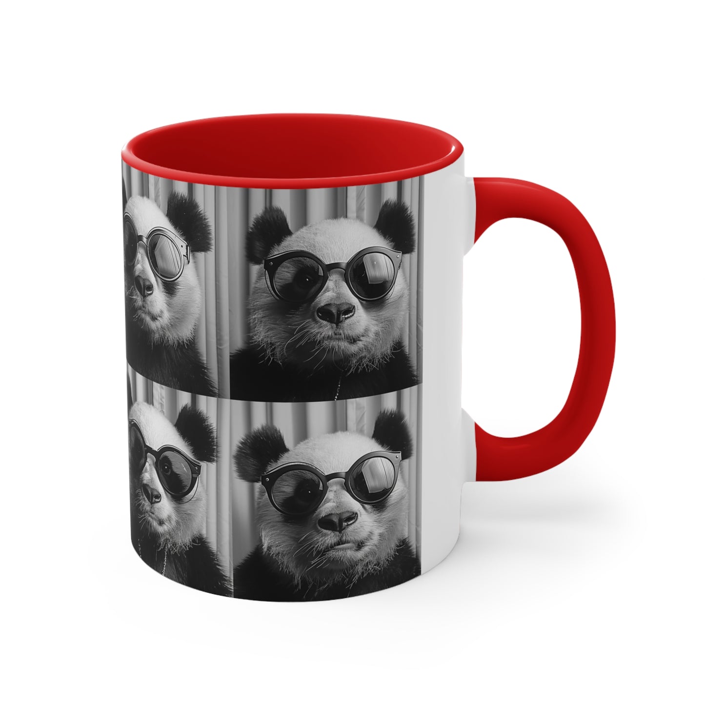 Panda Photo Booth Accent Coffee Mug, 11oz