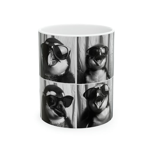 Penguen Photo Booth 11oz Mug