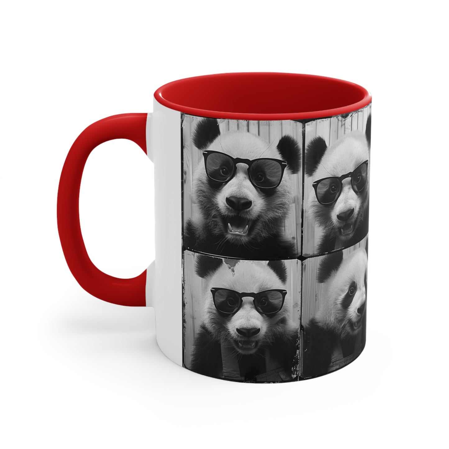 Panda Photo Booth Accent Coffee Mug, 11oz