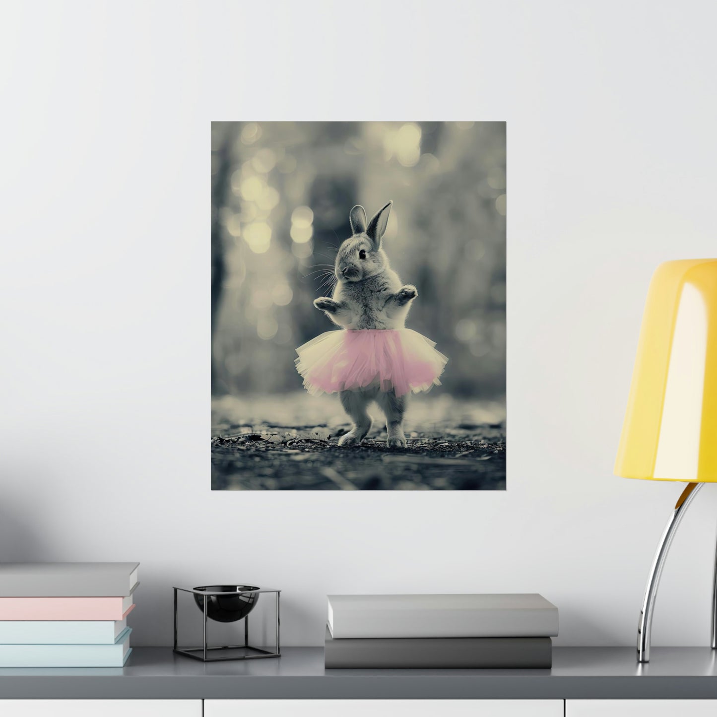 Rabbit Tutu, Rabbit Wall Art