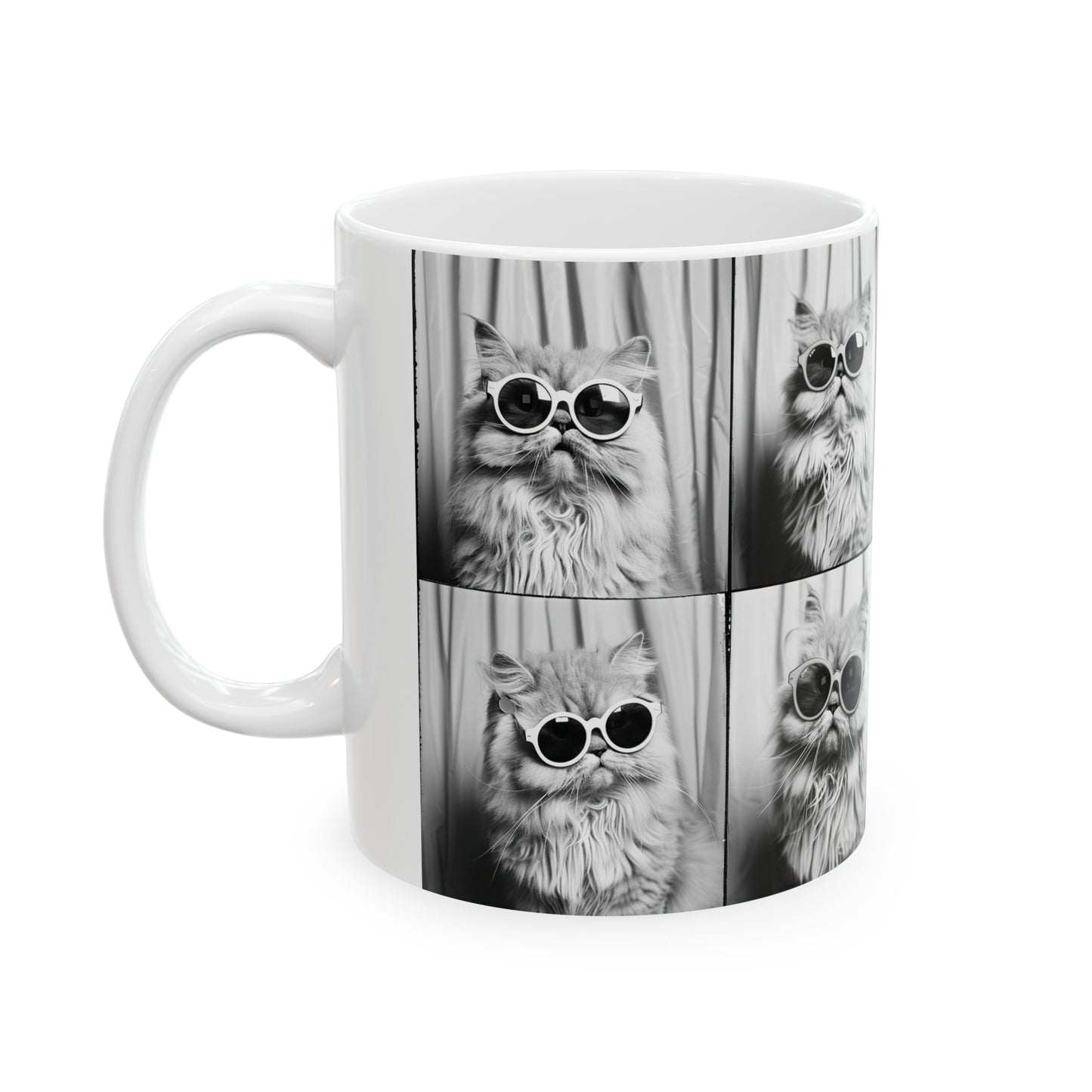 Persian Cat Photo Booth 11oz Mug