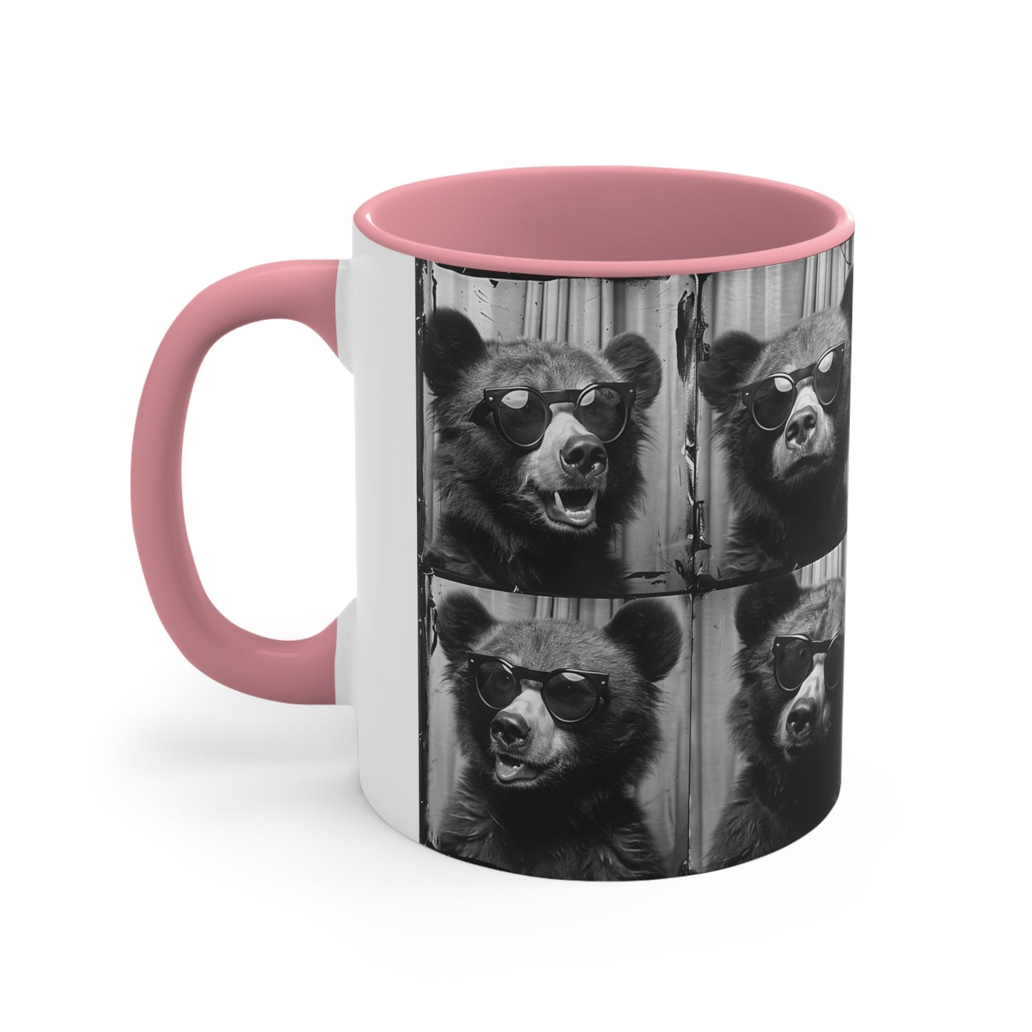 Bear Photo Booth Accent Coffee Mug, 11oz