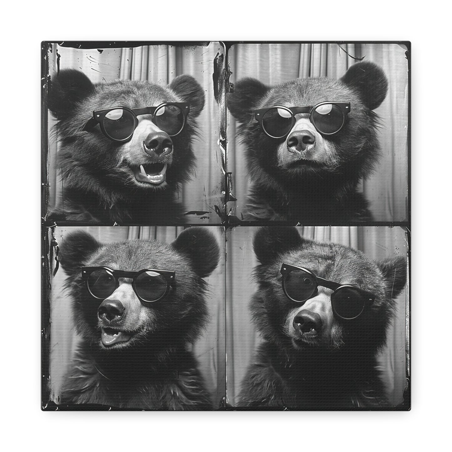 Bear Photo Booth Canvas