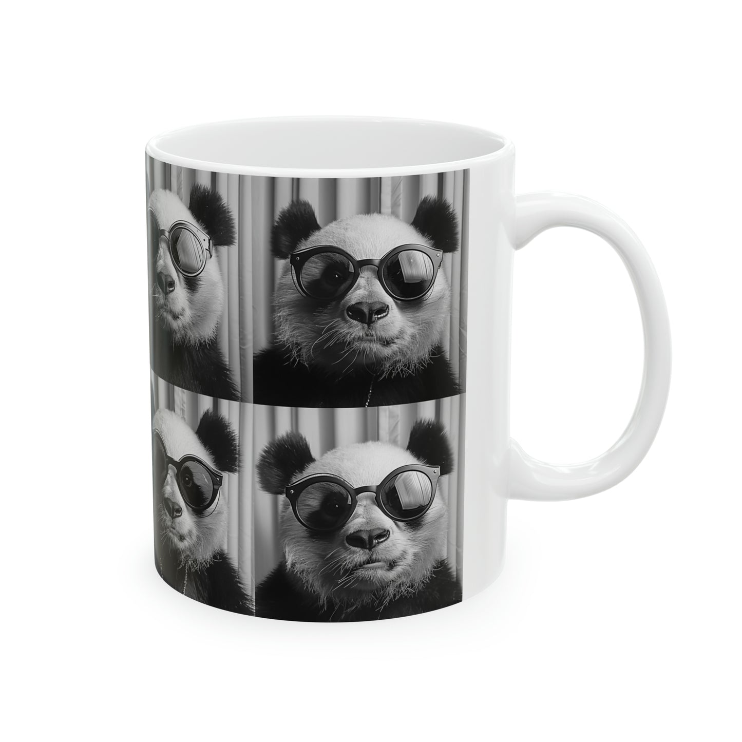 Panda Photo Booth Accent Coffee Mug, 11oz