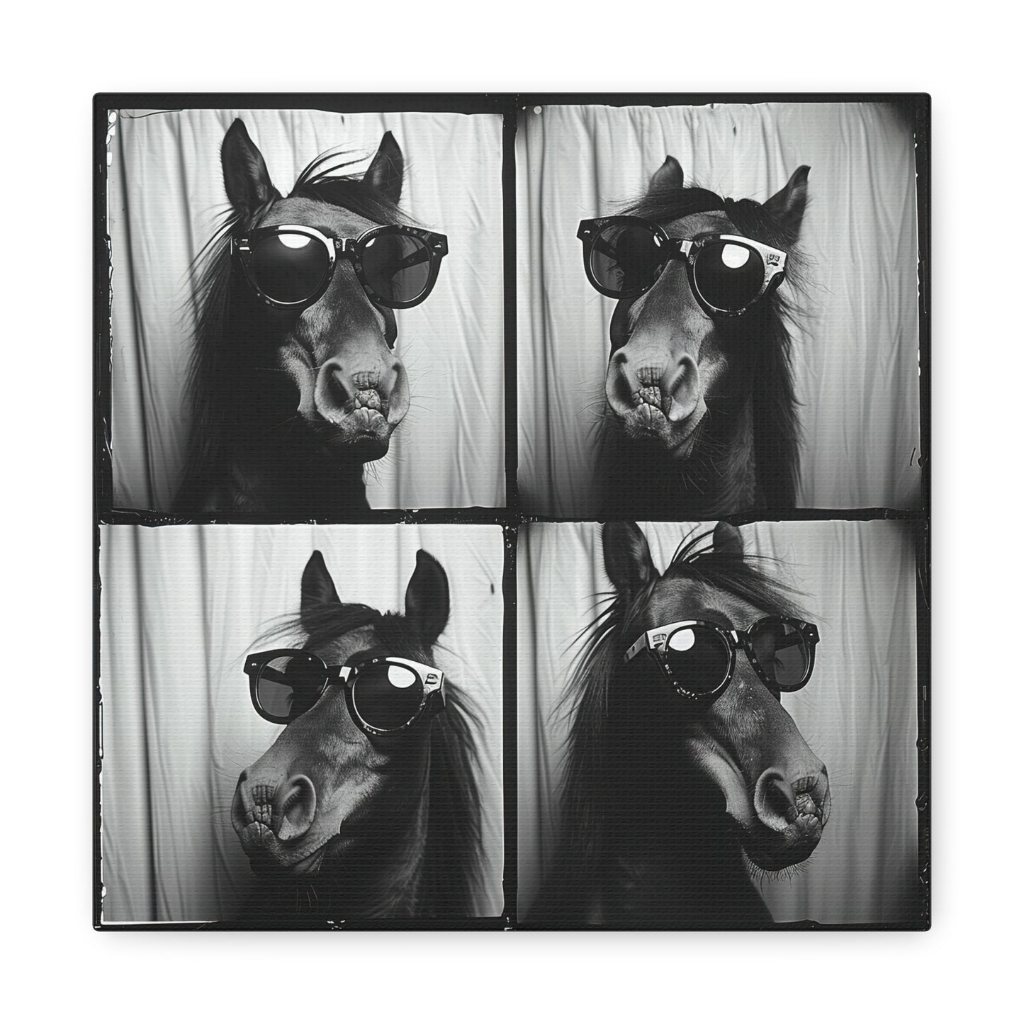 Horse Photo Booth Canvas