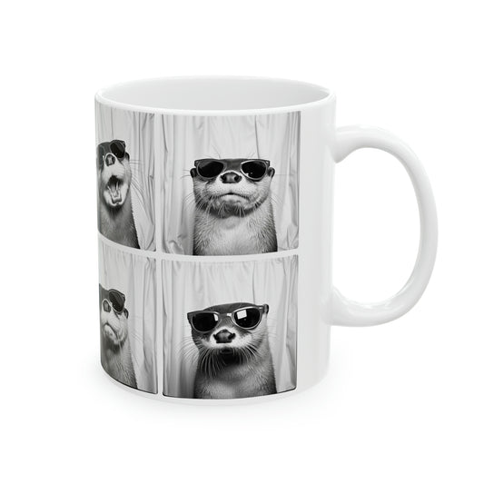 Otter Photo Booth 11oz Mug