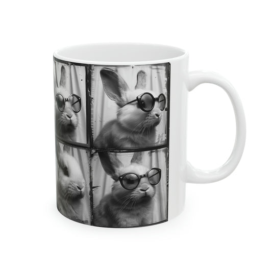 Rabbit Photo Booth 11oz Mug