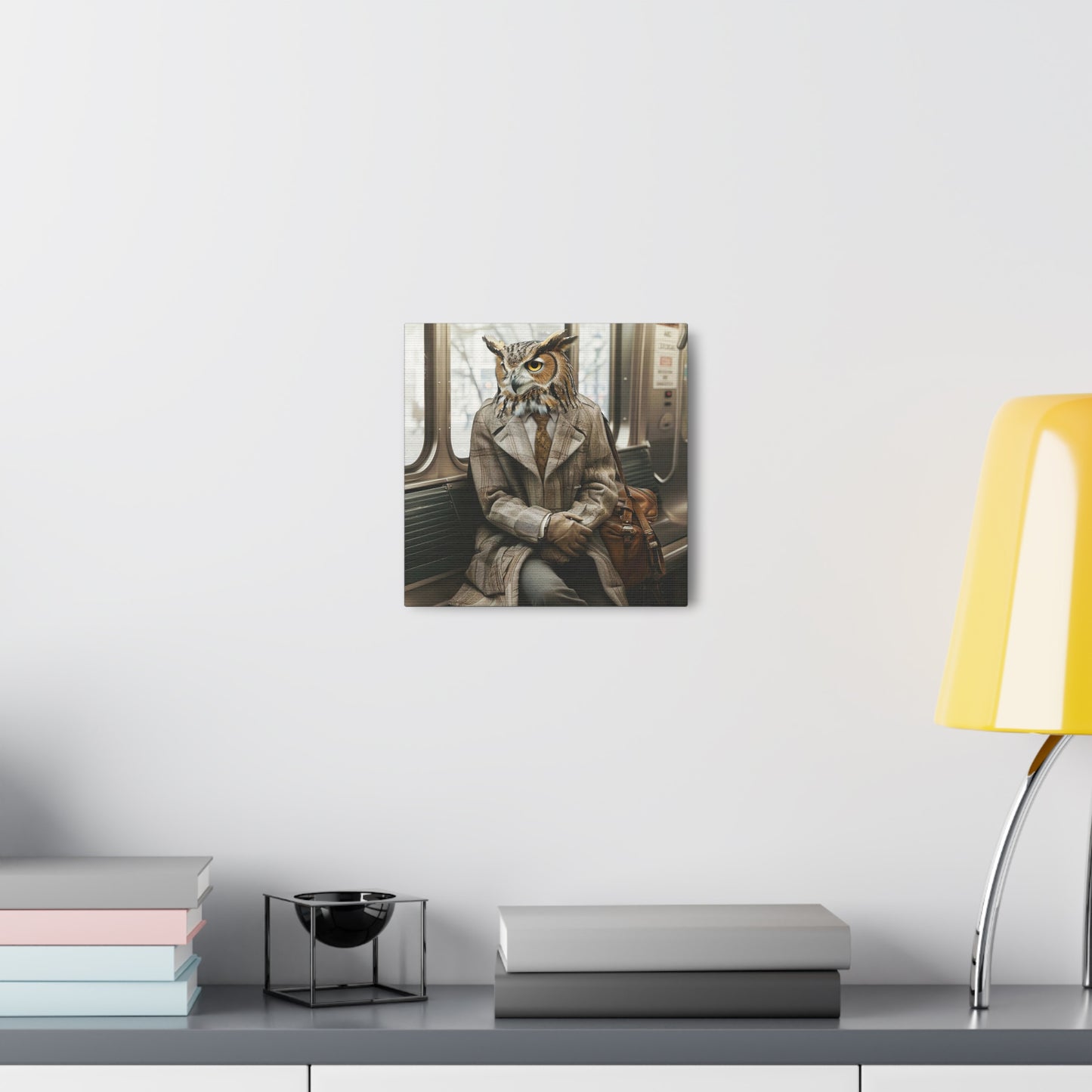 Owl Subway Canvas