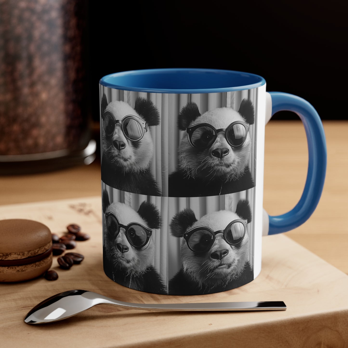 Panda Photo Booth Accent Coffee Mug, 11oz