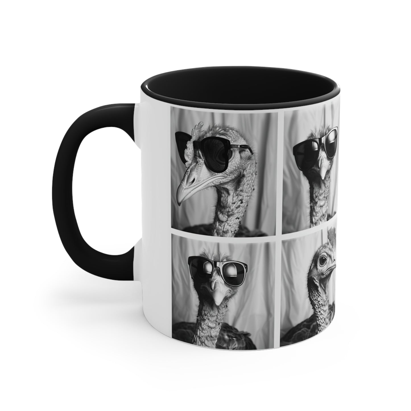 Turkey Photo Booth Accent Coffee Mug, 11oz