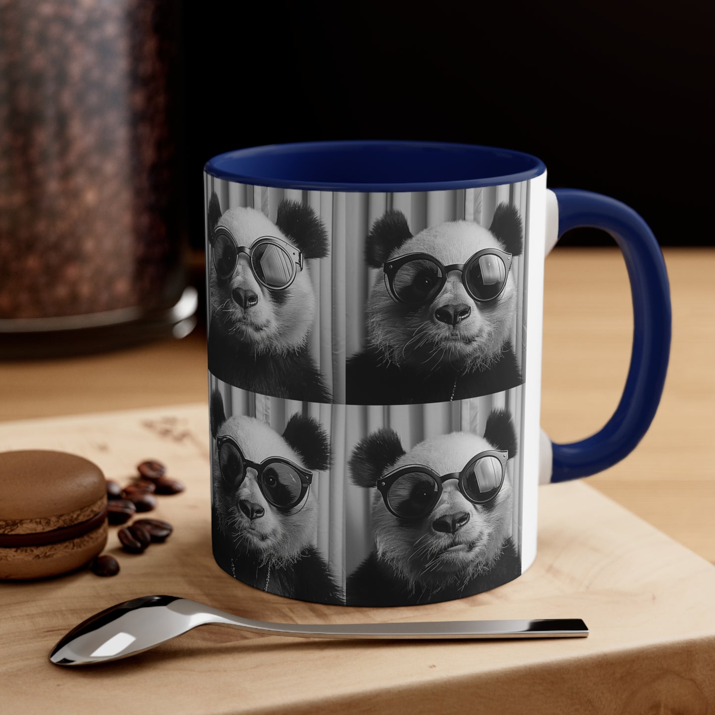 Panda Photo Booth Accent Coffee Mug, 11oz