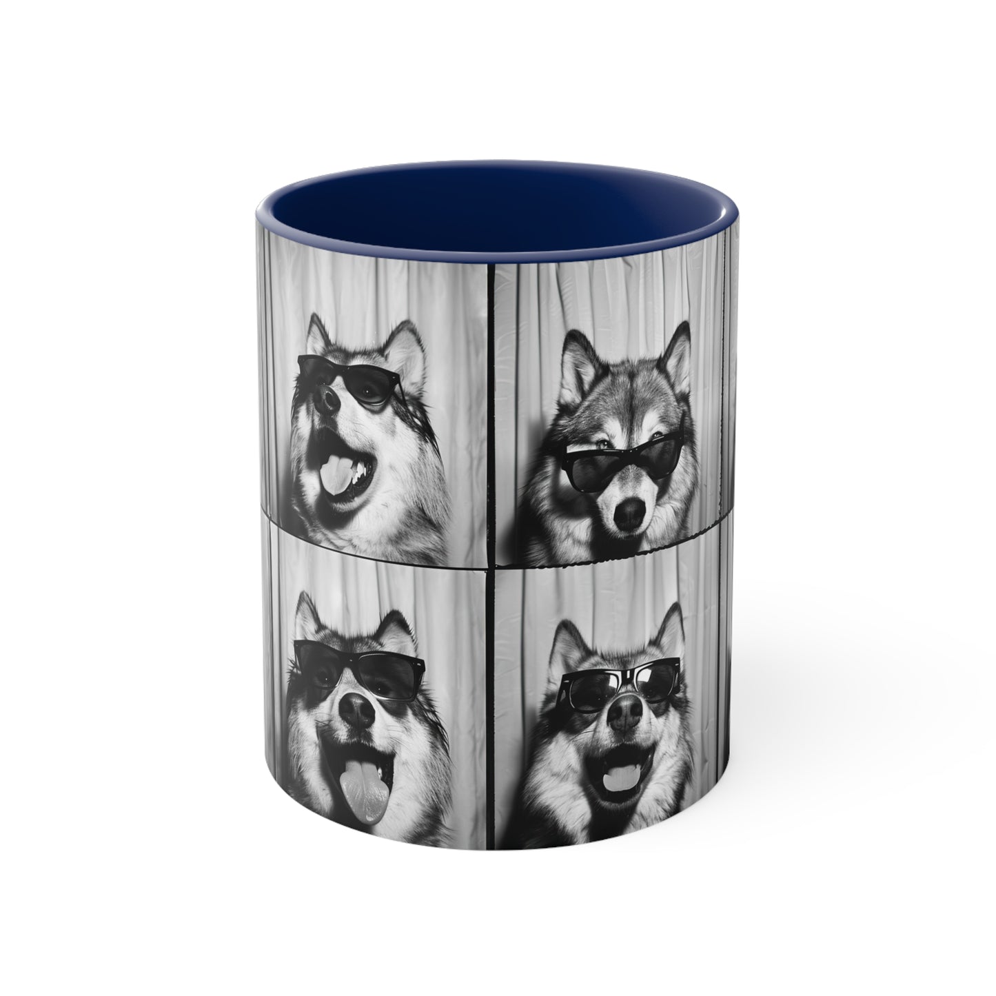 Wolf Photo Booth Accent Coffee Mug, 11oz