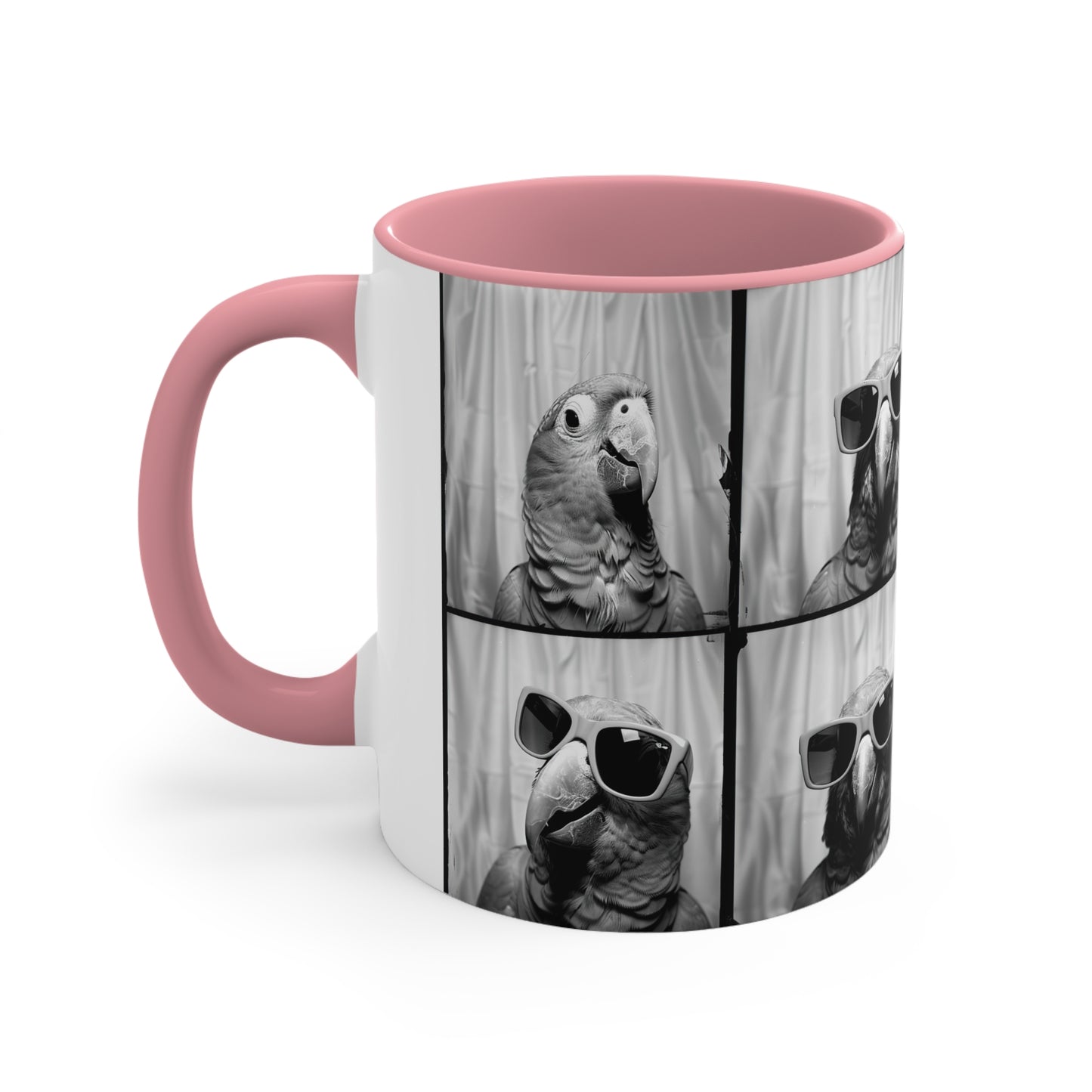 Parrot Photo Booth Accent Coffee Mug, 11oz