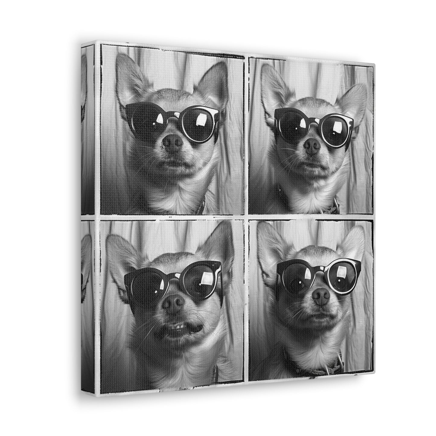 Chihuahua Photo Booth Canvas