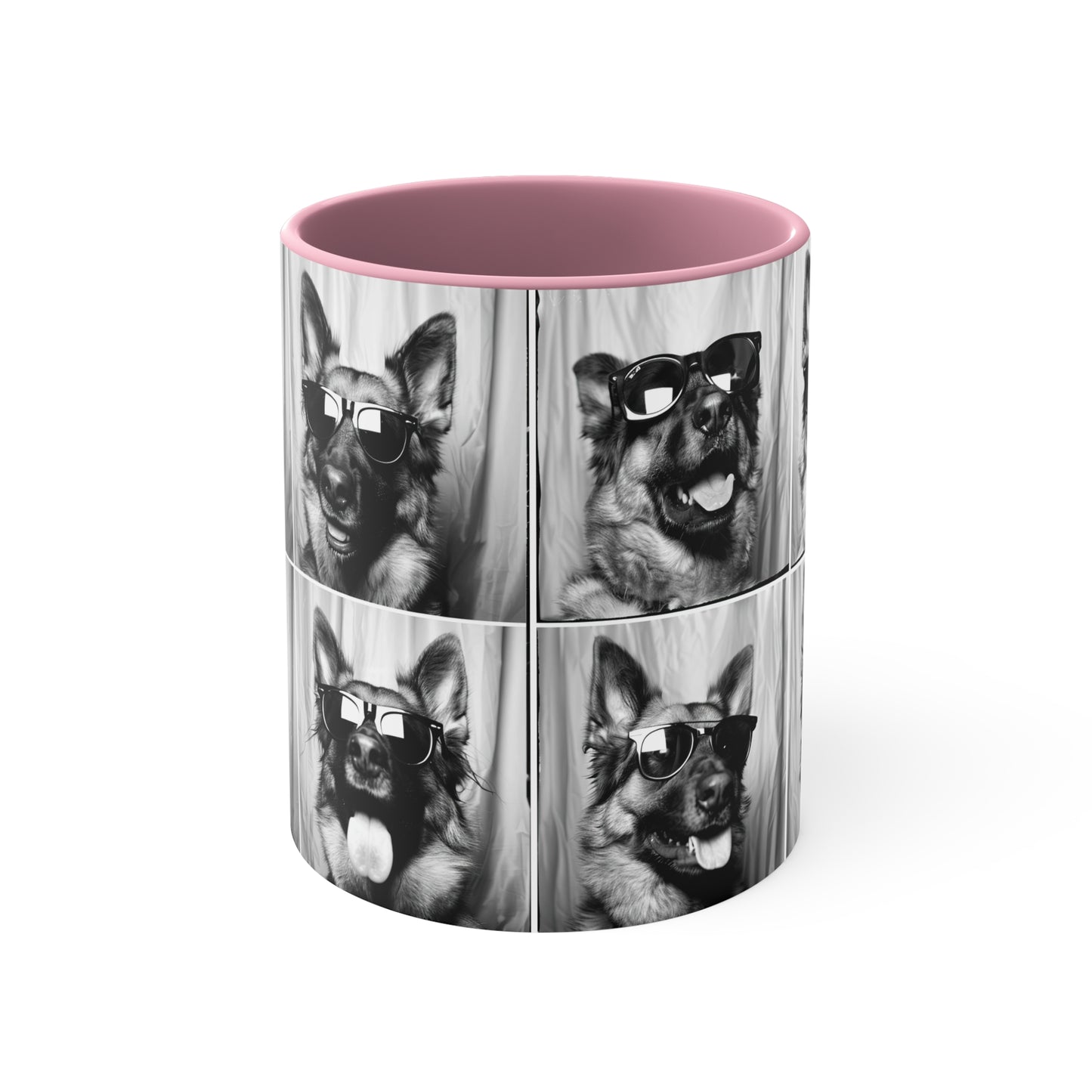 German Shephard Photo Booth Accent Coffee Mug, 11oz