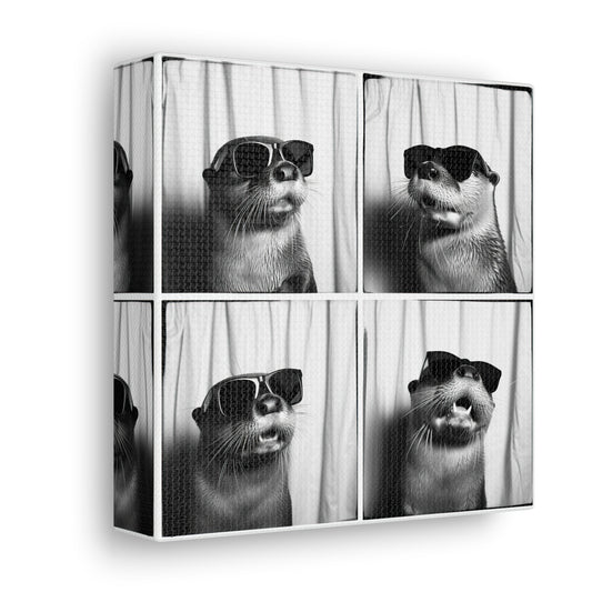 Otter Photo Booth Canvas