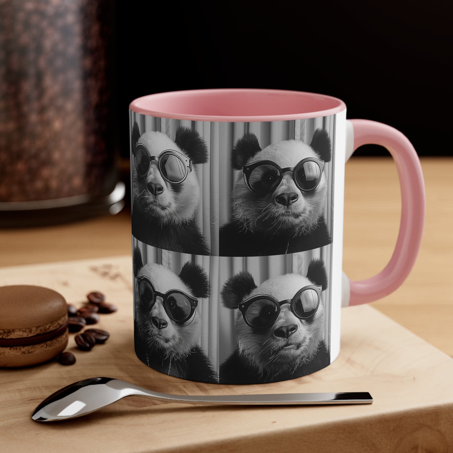 Panda Photo Booth Accent Coffee Mug, 11oz