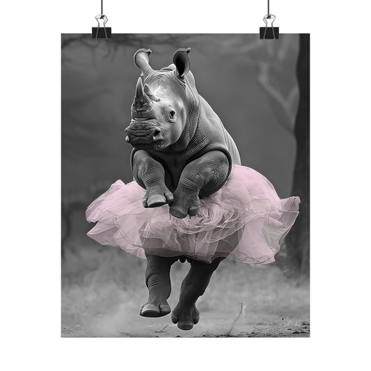 Rhino Tutu, Rhino Wall Art