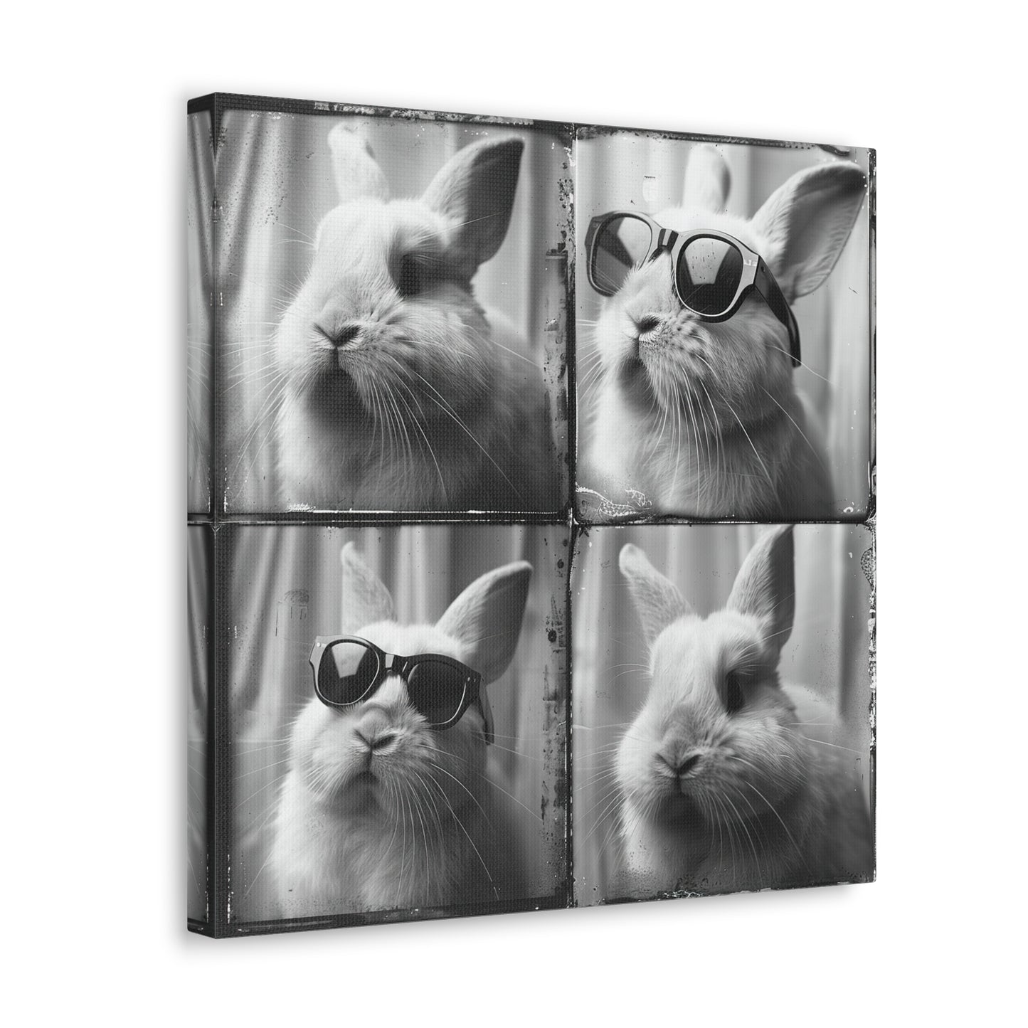 Rabbit Photo Booth Canvas