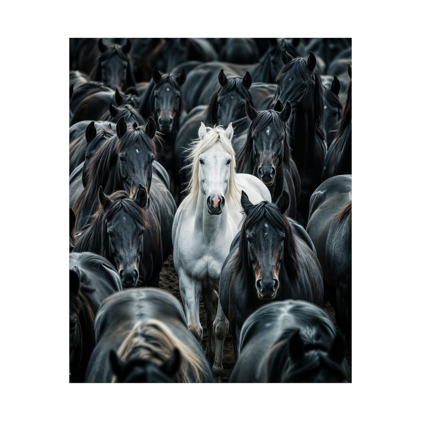 Being Different White Horse