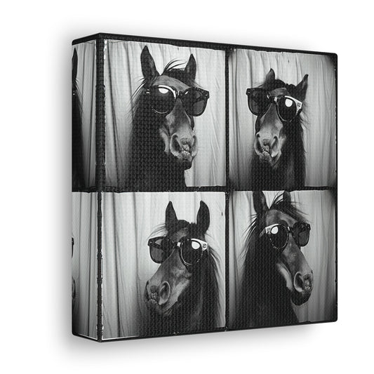 Horse Photo Booth Canvas