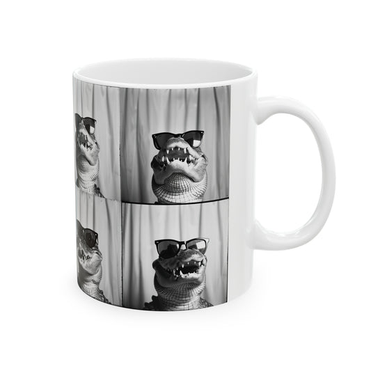 Crocodile Photo Booth 11oz Mug