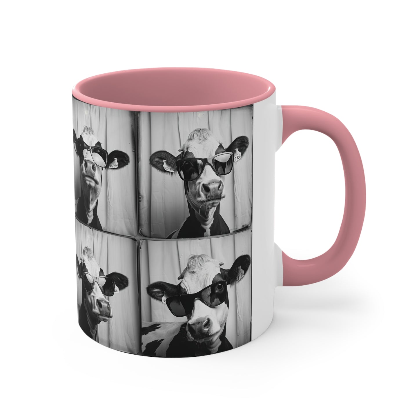 Cow Photo Booth Accent Coffee Mug, 11oz