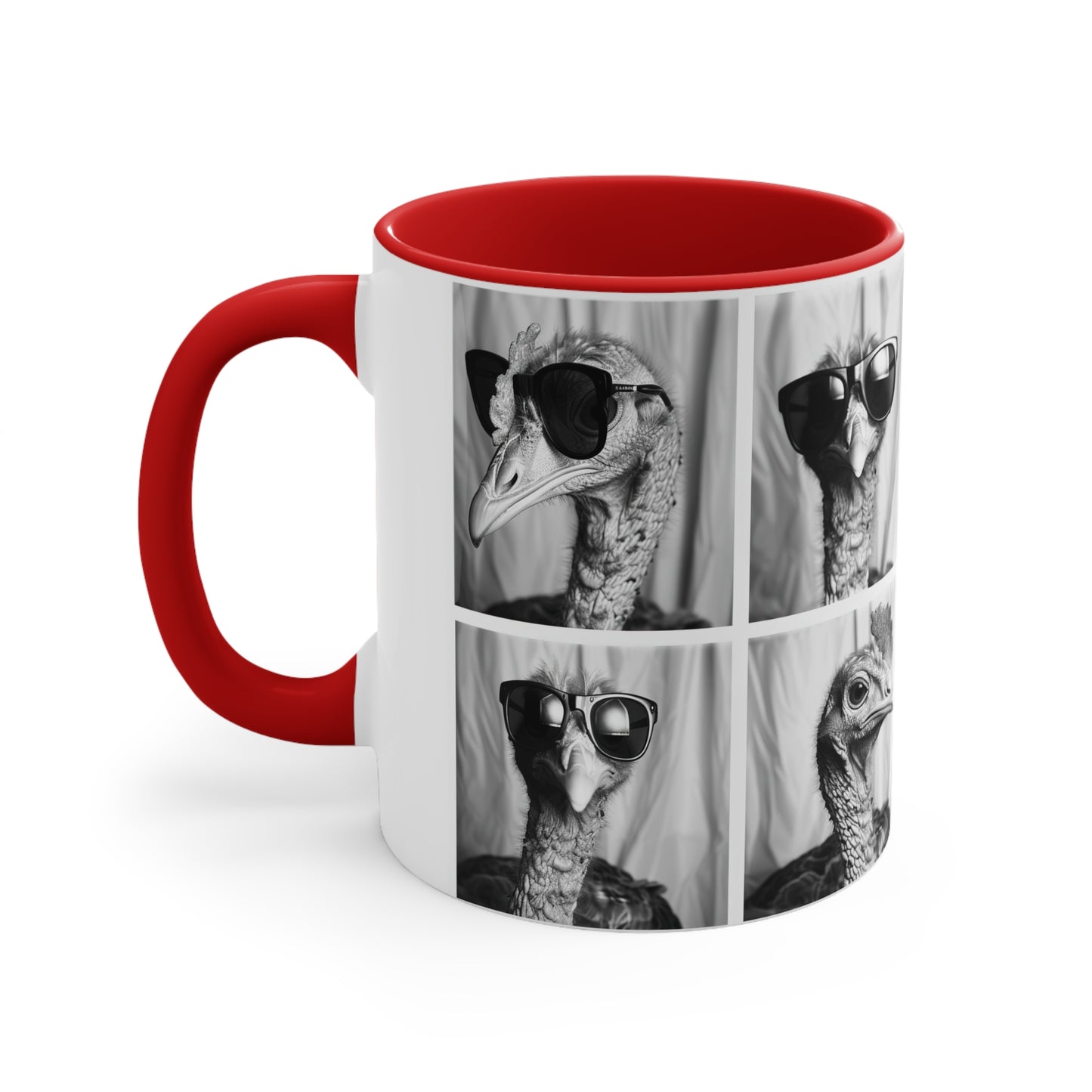 Turkey Photo Booth Accent Coffee Mug, 11oz